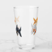Goudvis Mooie Vissen Grappig Glas (Links)