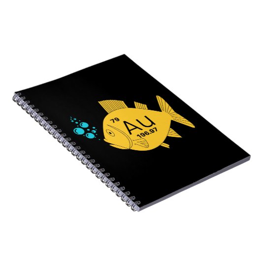 goudvis notitieboek (Rechterzijde)