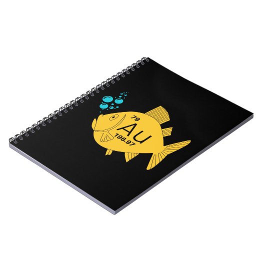 goudvis notitieboek (Linkerzijde)