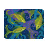 Goudvis onderzeese kunstschilders magneet (Horizontaal)