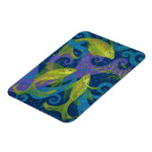 Goudvis onderzeese kunstschilders magneet (Linkerzijde)