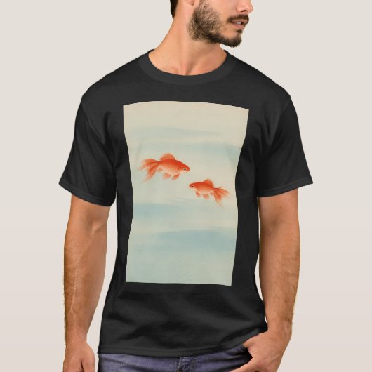 Goudvis Paar — Open Water Bokashi T-shirt (Voorkant)