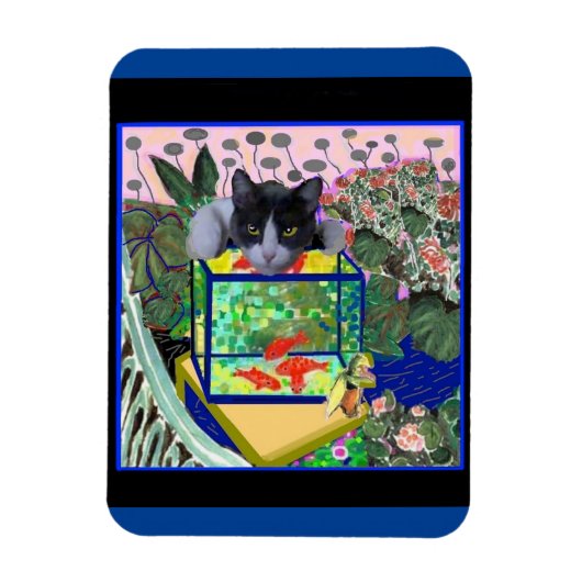 Goudvis parodie van Matisse Magneet (Verticaal)