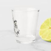 Goudvis - Schilderen Shot Glas (Rechts)