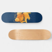 Goudvis Schip Stuurwiel Zeevaart Skateboard Deck (Horizontaal)