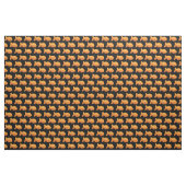 Goudvis stof, zwarte achtergrond stof (Fat Quarter)