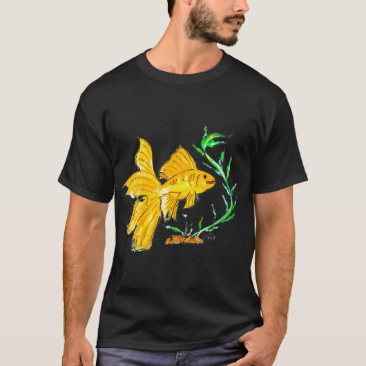 Goudvis T-shirt (Voorkant)