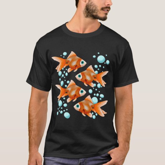 Goudvis T-shirt (Voorkant)