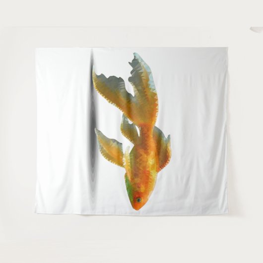 Goudvis Tapijt Wandkleed (Voorkant (horizontaal))