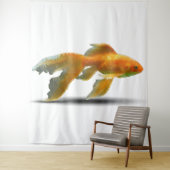 Goudvis Tapijt Wandkleed (In situ)