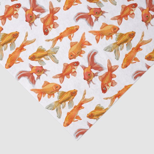 Goudvis Tissuepapier (Detail)