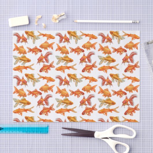 Goudvis Tissuepapier (Craft)