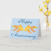 goudvis van het Jubileum Kaart (Gele Bloem)