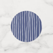 Goudvis Verjaardag Blauw Sinaasappel Witte Confett Confetti (Kleine voorkant)