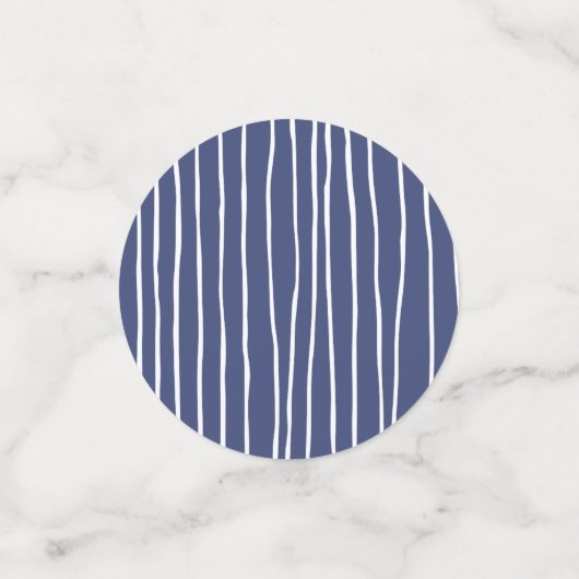 Goudvis Verjaardag Blauw Sinaasappel Witte Confett Confetti (Kleine voorkant)