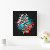 goudvis vierkante klok (Huis)