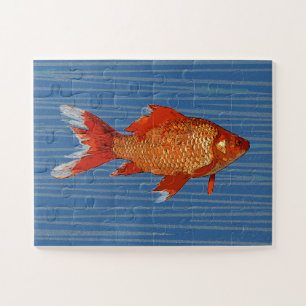 Goudvis Vis Leuk Jong Kind Puzzel