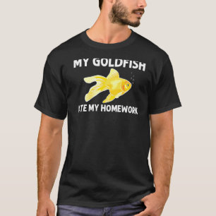 Goudvis Voor Mannen Vrouwen Goud Aquarium Vis Huis T-shirt