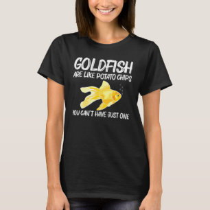 Goudvis Voor Mannen Vrouwen Goud Aquarium Vis Huis T-shirt