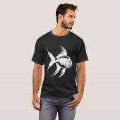 Goudvis (Wit) T-shirt (Voorkant volledig)