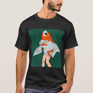 Goudvis Zeemeermin T-shirt