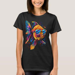 Goudvis Zonnebril Popart T-shirt