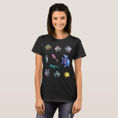 Goudvis zwemt met de zon t-shirt (Voorkant volledig)