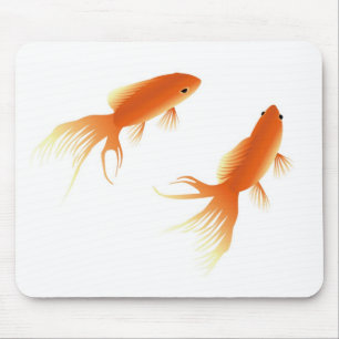 goudvismuismousepad muismat