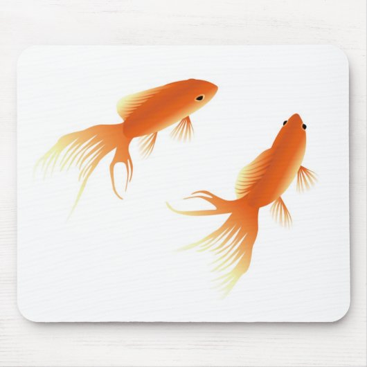 goudvismuismousepad muismat (Voorkant)