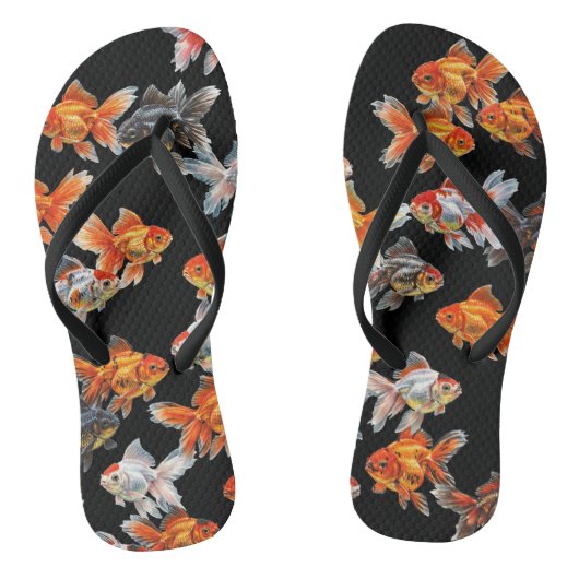 goudvisparade teenslippers (Voetbed)