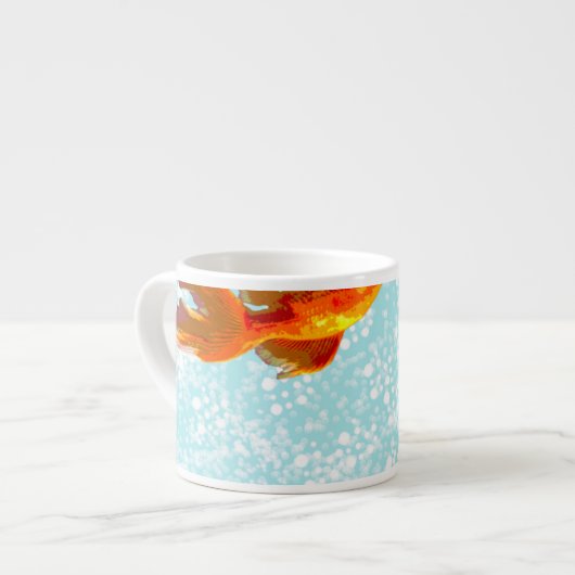 goudvispatroon espresso kop (Links)