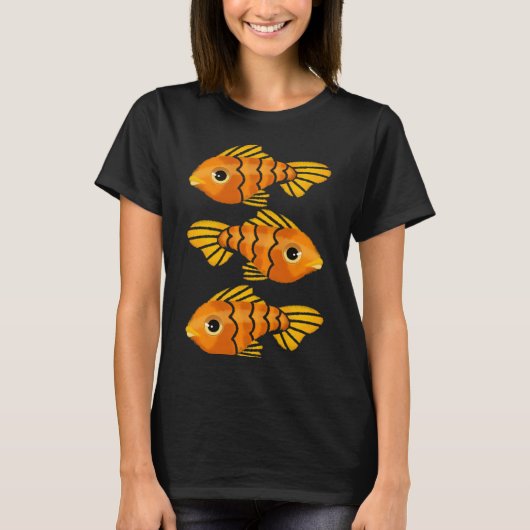 Goudvispatroon T-shirt (Voorkant)
