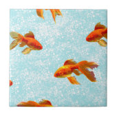 goudvispatroon tegeltje (Voorkant)