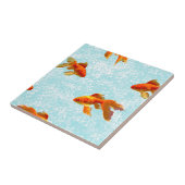 goudvispatroon tegeltje (Zijkant)