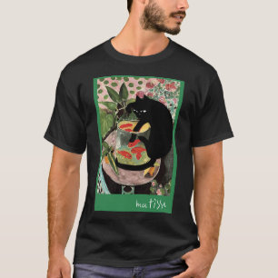 goudvissen en een kat van Matisse T-shirt