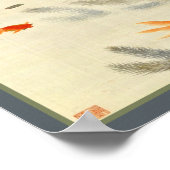 Goudvissen in Lotus Pond Chinees Poster (Hoek)