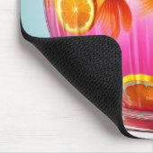 Goudvissen in Partij Punch Bowl Muismat (Hoek)