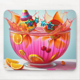 Goudvissen in Partij Punch Bowl Muismat