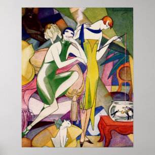 Goudvissen vangen poster