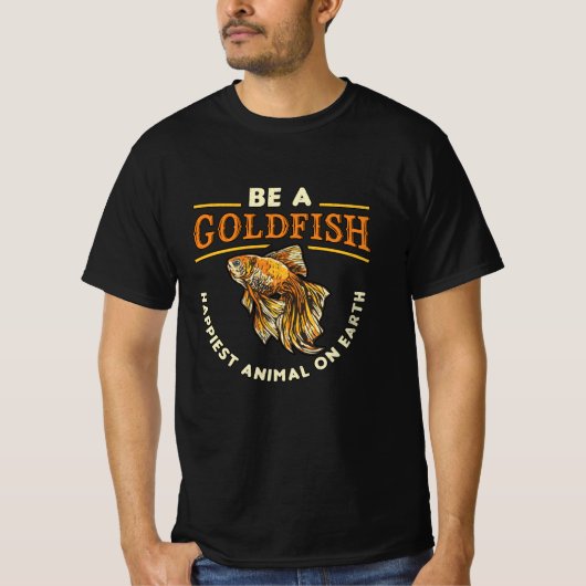 Goudvissen worden een goudvis aquarium dier grappi t-shirt (Voorkant)
