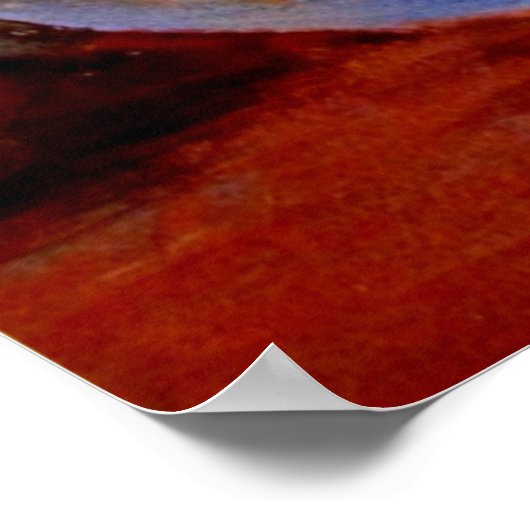 Goudvissenkom en Bloemen Poster (Hoek)