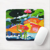 goudvisvijver muismat (Met muis)