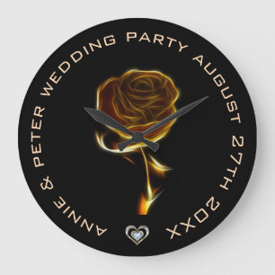 Goudvlam van Roos boven zwart Grote Klok