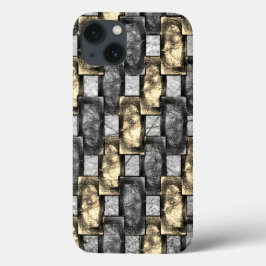 Goudvlekken en grijze vlekken, rechthoekige stukke Case-Mate iPhone case