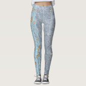 goudvlekken op gesmolten verf leggings (Voorkant)