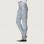 goudvlekken op gesmolten verf leggings (Links)