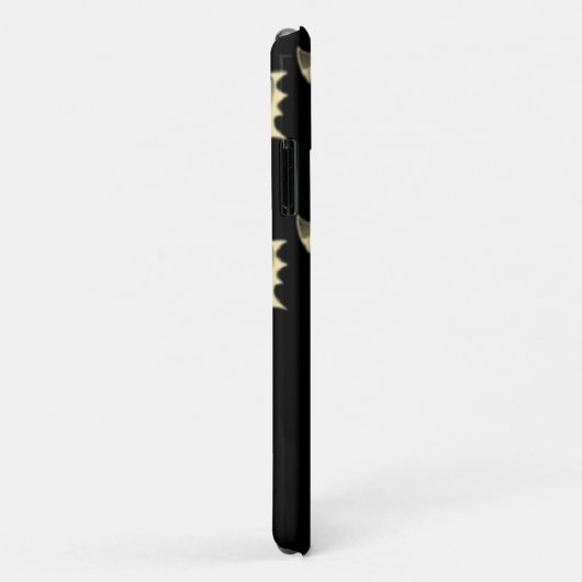 Goudvlekken op zwart Case-Mate iPhone case (Achterkant/rechts)