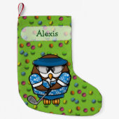 goudvleugel met kerstmis kleine kerstsok (Voorkant)