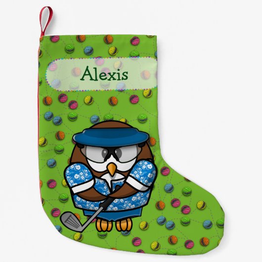 goudvleugel met kerstmis kleine kerstsok (Voorkant)