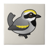 Goudvleugelige Warbler Tegeltje (Voorkant)